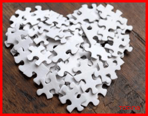 cuore puzzle amore