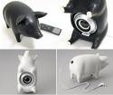 piggy, stereo, casse, musica, accessori pc, fun